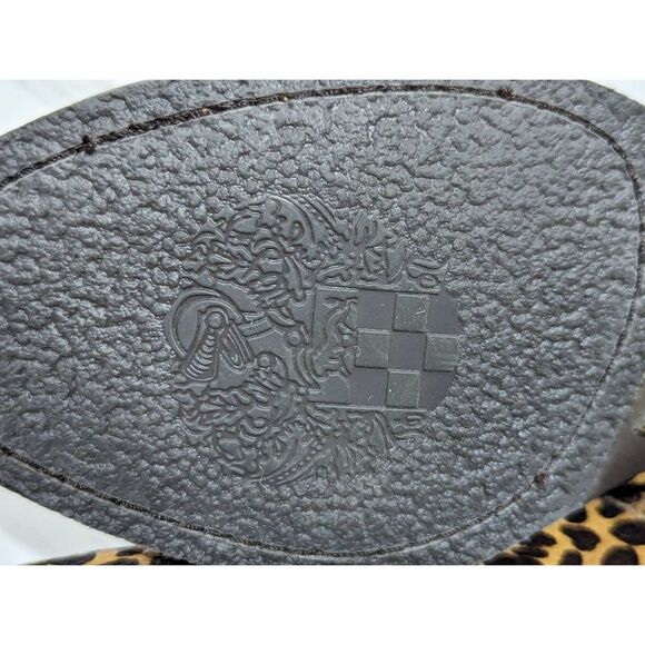 Vince Camuto Women's Brown Animal Leopard Print Muse Genuine Calf Hair Bootie 8 - Picture 6 of 9